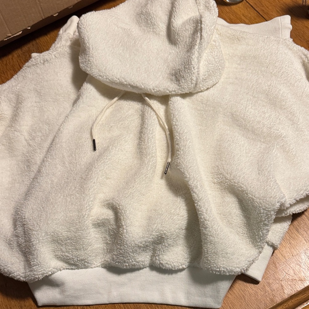 Adore Me Cozy White Hoodie and Joggers Set - Picture 2 of 5